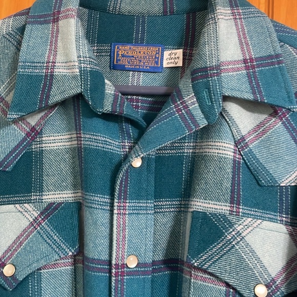 Pendleton snap button flannel - Picture 2 of 2